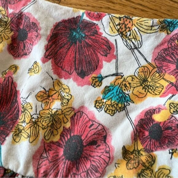 🍭6/$30 Burt’s Bees Floral Poppy Foldover Skirt- 5 - Picture 2 of 5